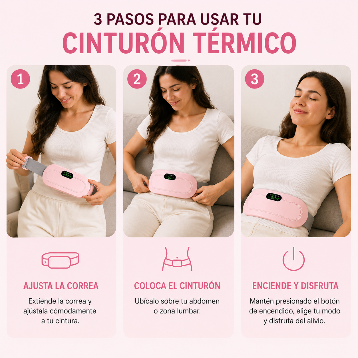 Cinturón térmico para Cólicos